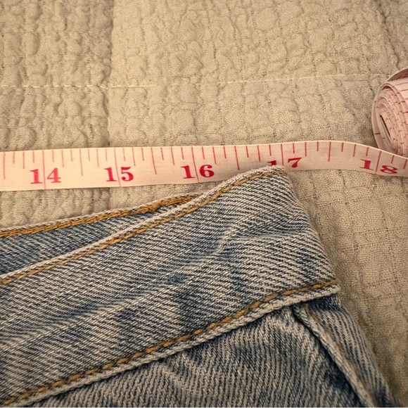 One Teaspoon Outlaws Raw Edge Jean Shorts 32 - Picture 8 of 10